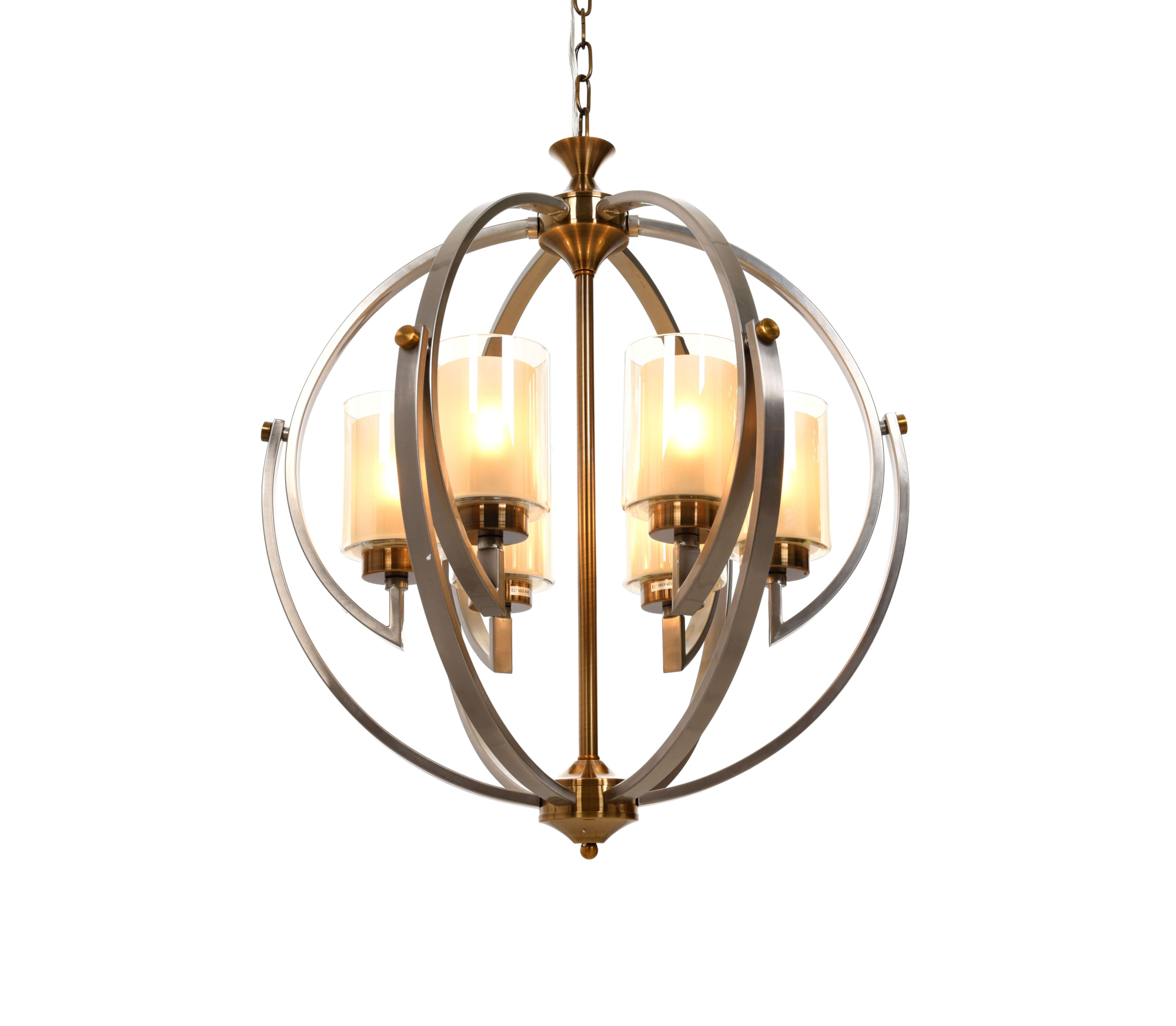 Подвесная люстра Lumina Deco BERGEN LDP 1232-6 SN+MD