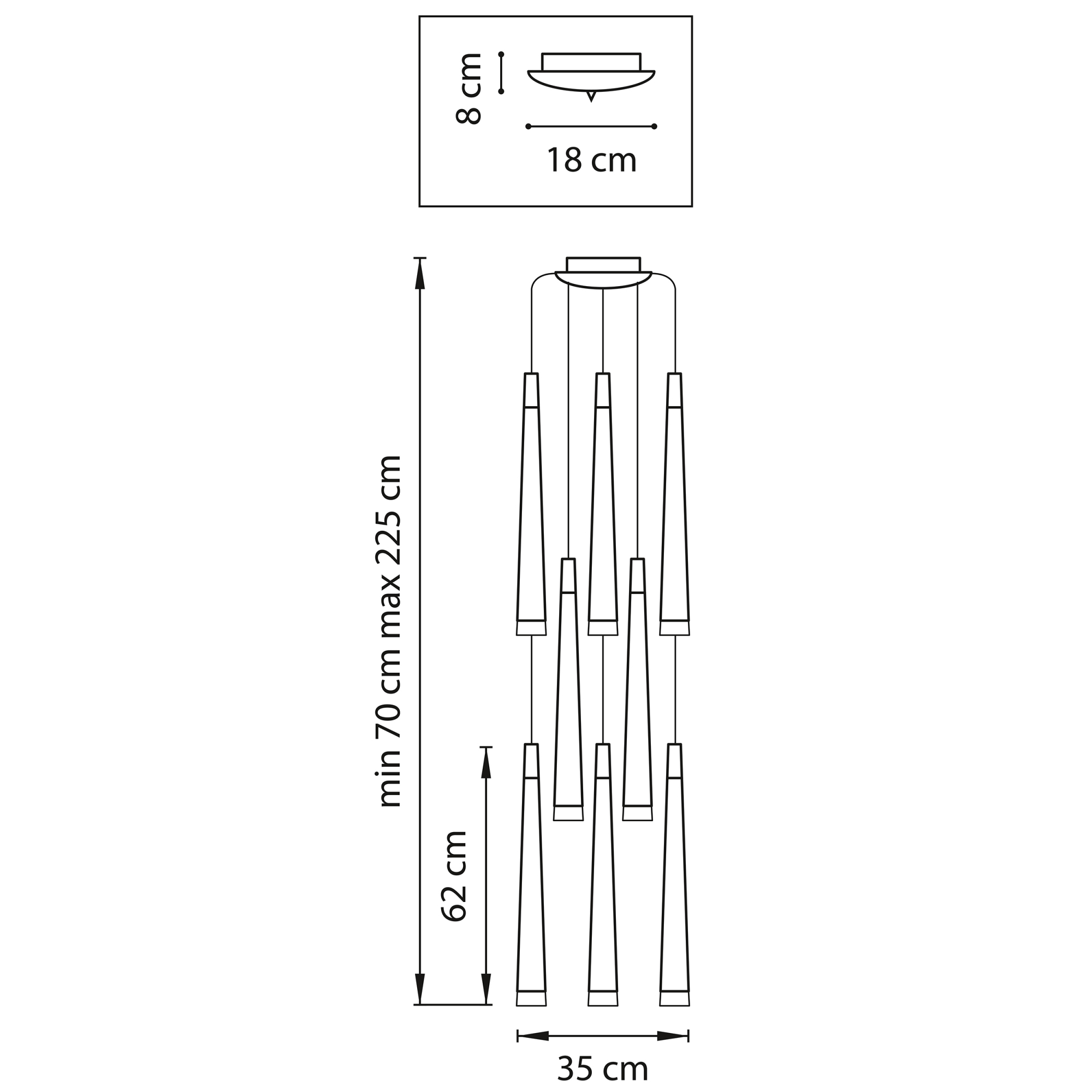 Подвесной светильник Lightstar Punto (Simple Light) 807087