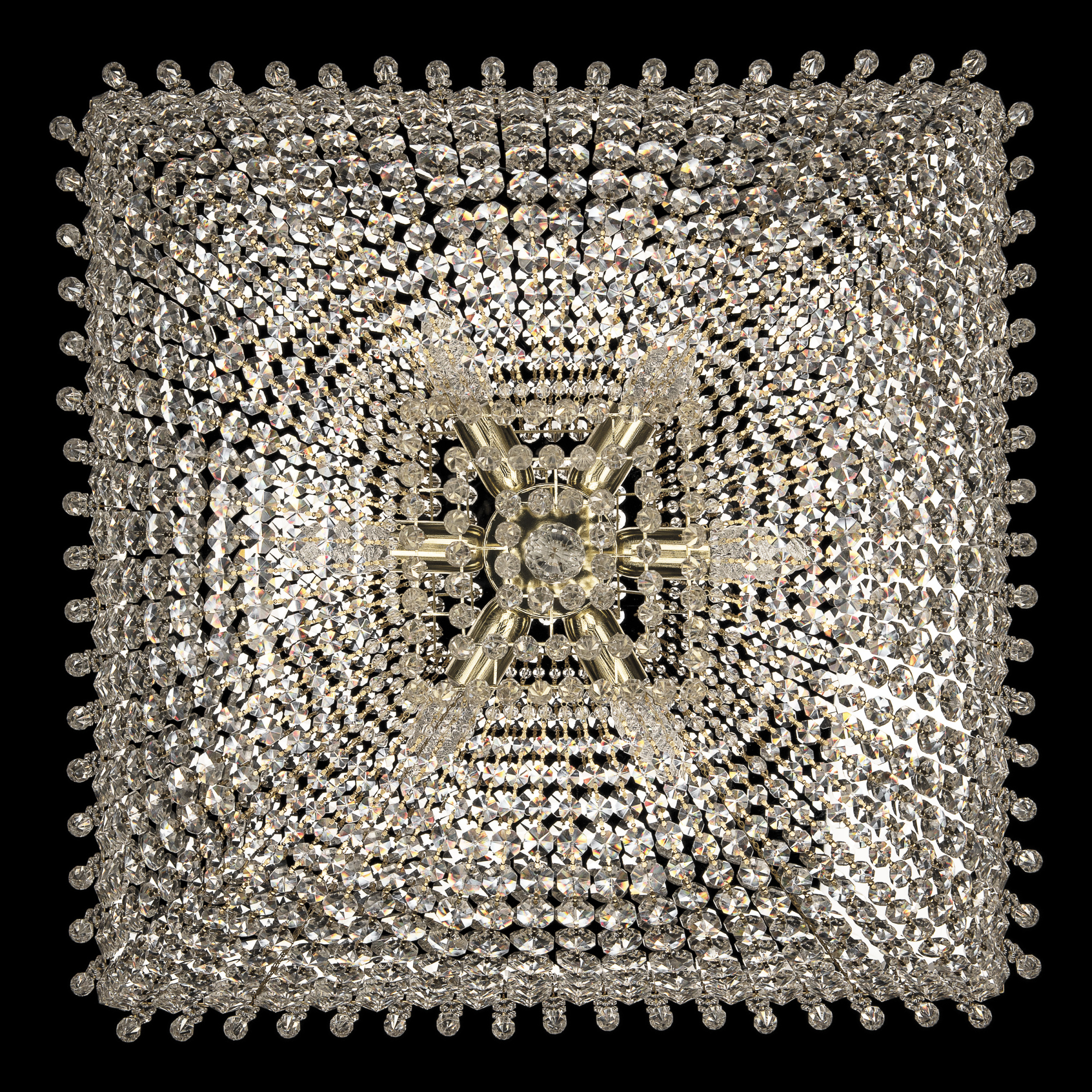 Люстра потолочная хрустальная Bohemia Crystal 19272/H2/60IV GB