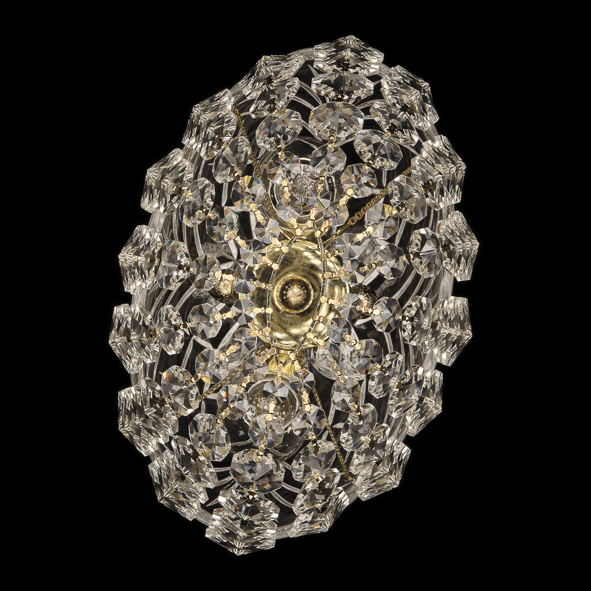 Светильник подвесной хрустальный Bohemia Crystal 14773/16 G