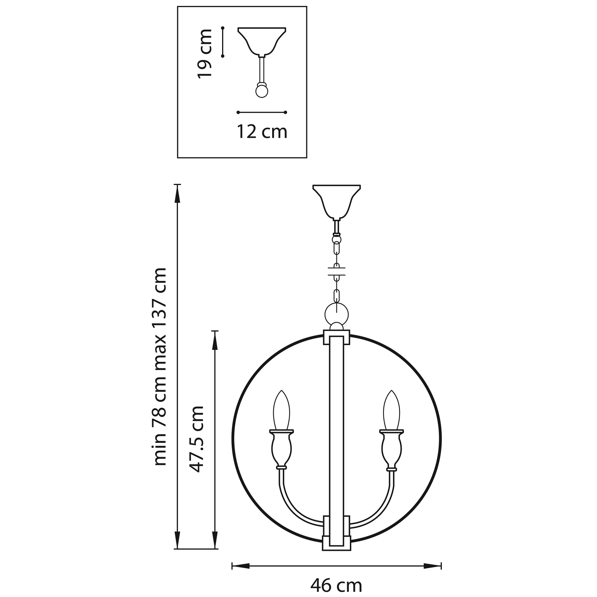 Люстра подвесная Lightstar CERO 731247