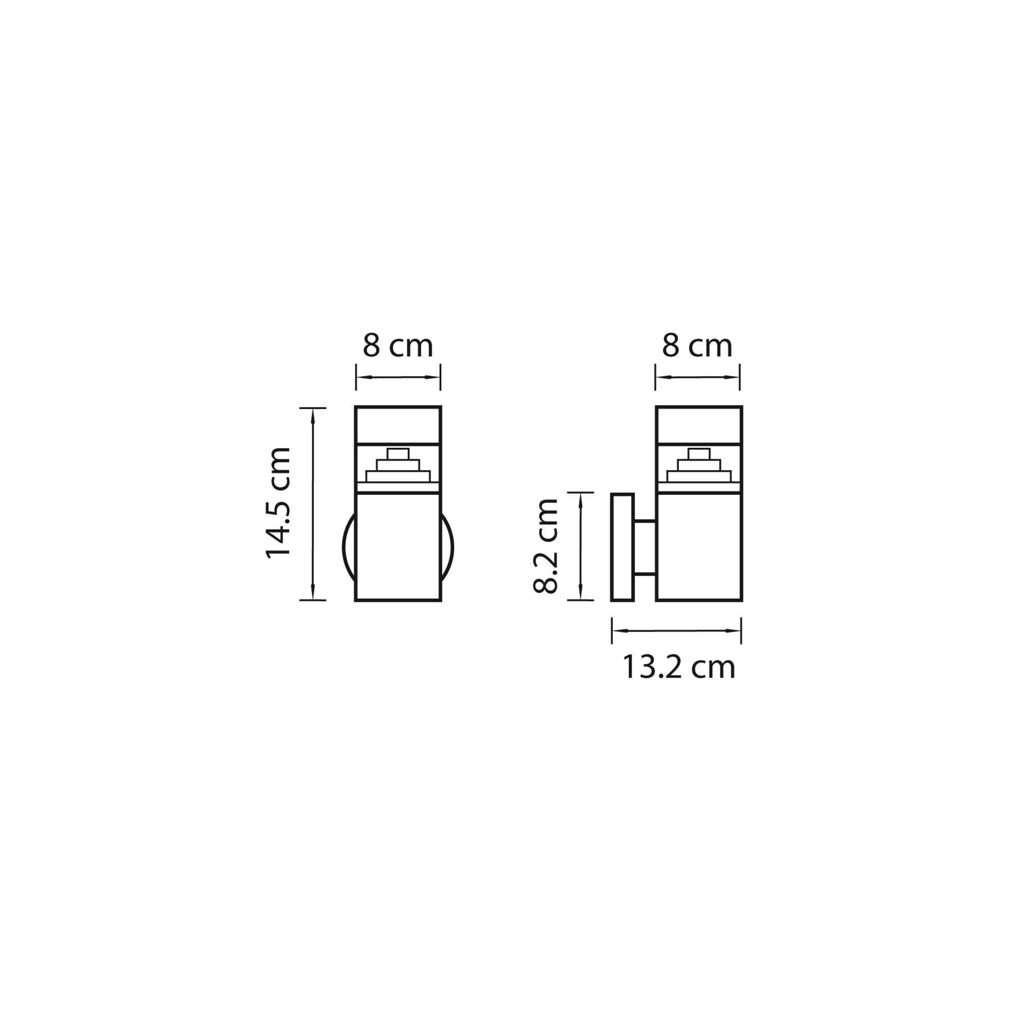 Светодиодный уличный настенный светильник LIGHTSTAR RAGGIO 377615