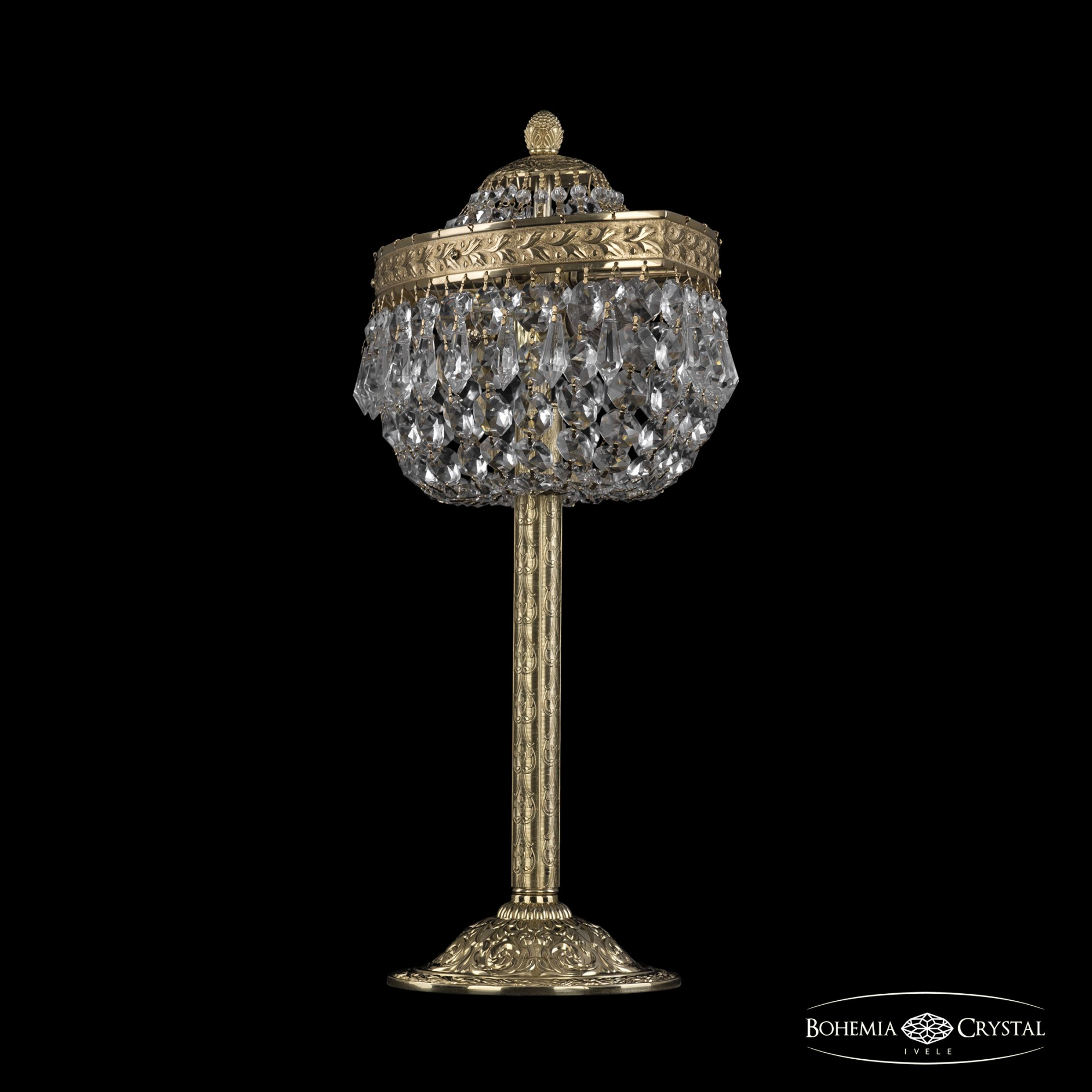 Лампа настольная хрустальная Bohemia Crystal 19013L6/35IV G