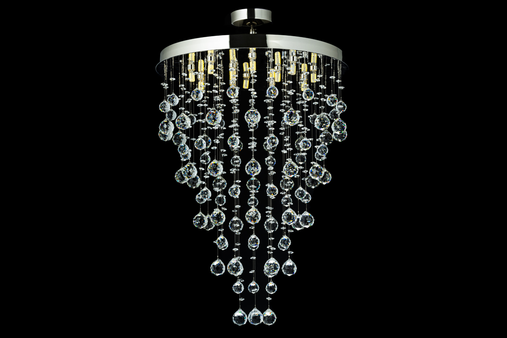 Светильник потолочный хрустальный Arti Lampadari Flusso H 1.4.55.615 N