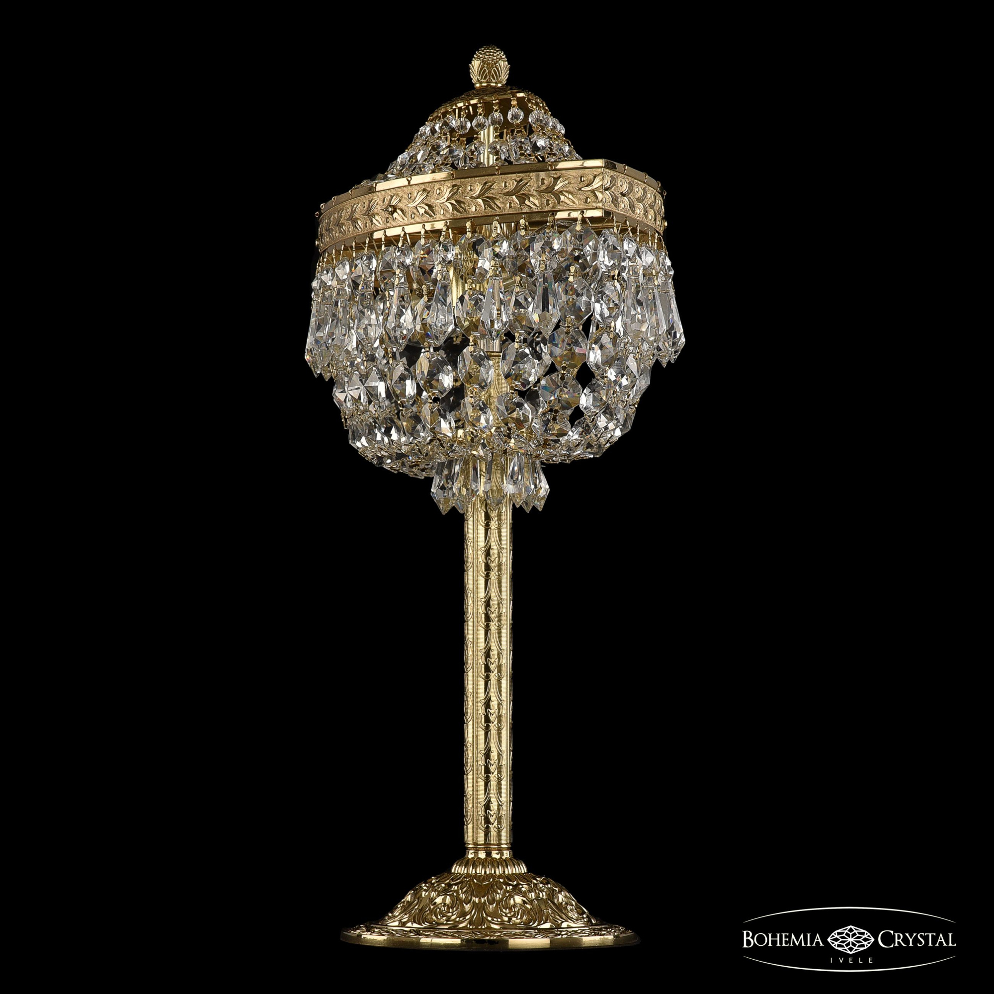 Лампа настольная хрустальная Bohemia Crystal 19273L6/35IV G